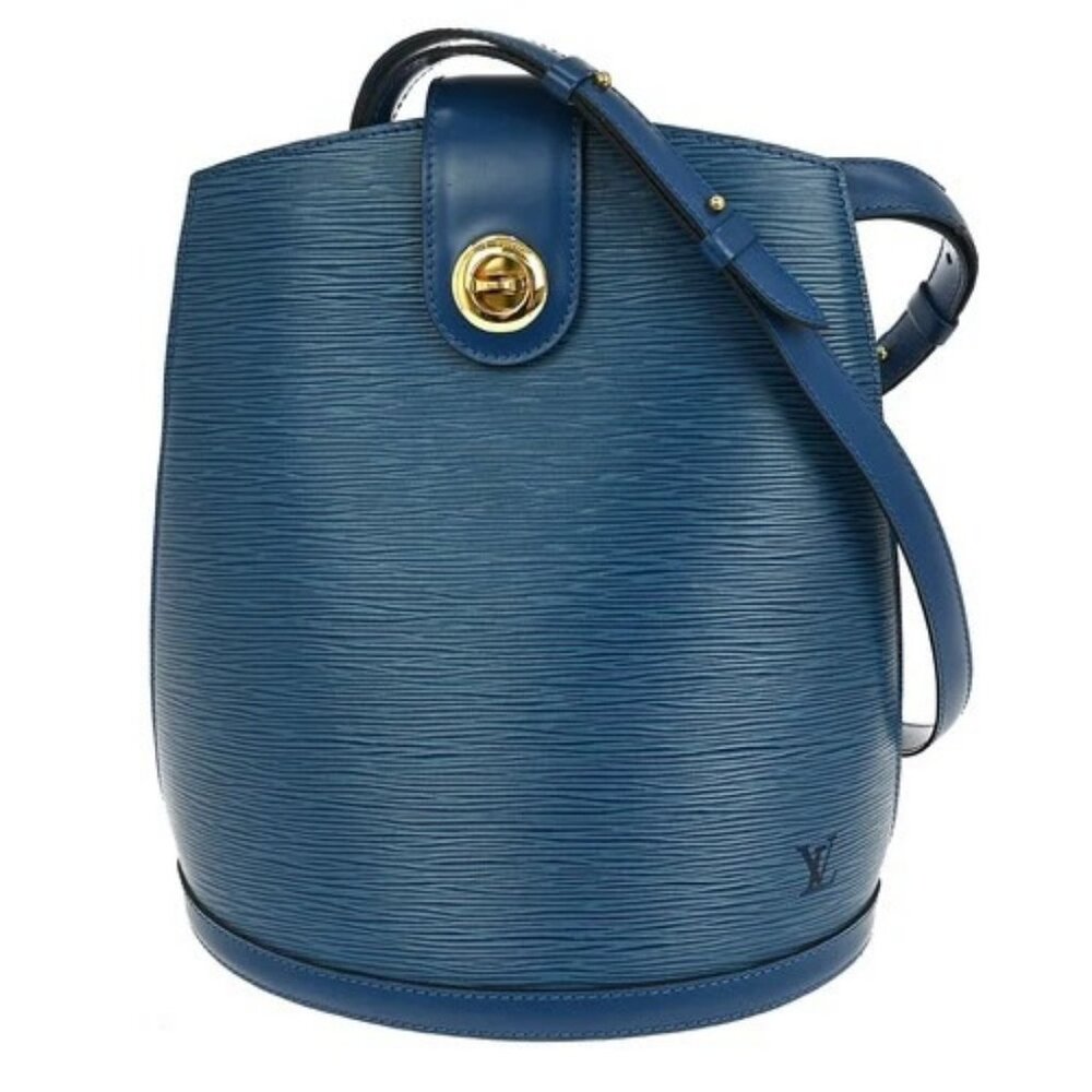 LOUIS VUITTON BLUE EPI CLUNY SHOULDER BAG M52255 SP0946 NQ01748 BNN09